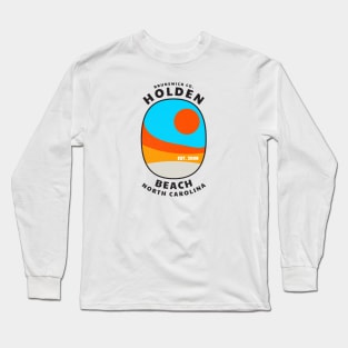 Holden Beach, NC Summertime Vacationing Abstract Sunrise Long Sleeve T-Shirt